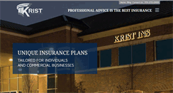Desktop Screenshot of kristinsurance.com
